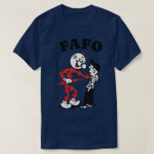 T-shirt FAFO design vintage rétro (Design devant)