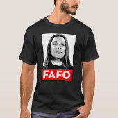 T-shirt FAFO : Letitia James (Devant)