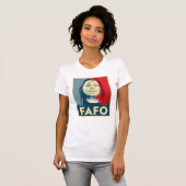T-shirt FAFO : Letitia James (Devant entier)