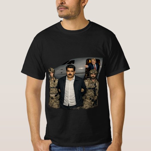 T-shirt Fafo  trump Venezuela Libre Nicolas Maduro  (Devant)