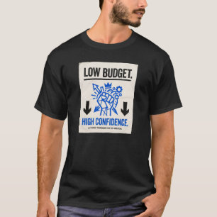 T-shirt Faible Budget Haute Confiance Entrepreneur & Esp