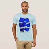 T-shirt Faïence bleu cobalt (Devant entier)