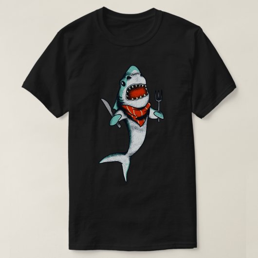 T-shirt Faim Funny Surf animal marin (Design devant)
