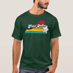 T-shirt Fair Oaks Virginia Vintage Souvenir désorganisé 1