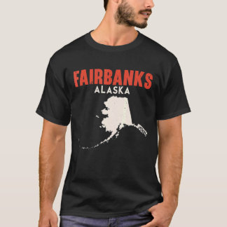T-shirt Fairbanks Alaska USA State America Travel Alaskan