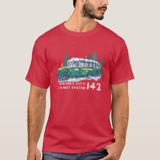 T-shirt Fairbanks City Transit System 142 Magic Bus Lumièr
