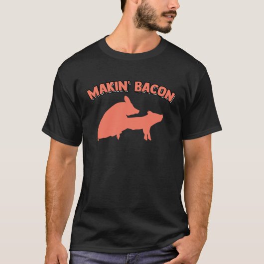 T-shirt Faire Bacon Pork Cochon Mèmes de plaisanterie Adul (Devant)