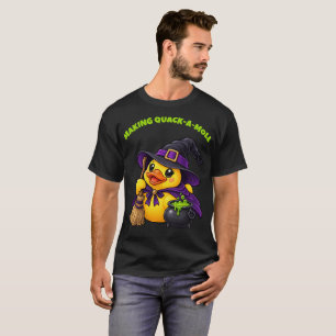 T-shirt Faire Canard-À-Trou Sorcière Canard En Caoutchouc