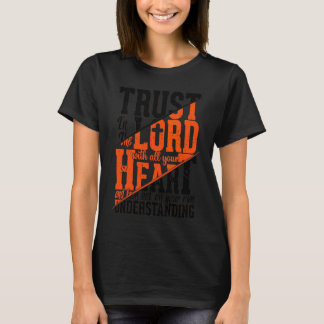 T-shirt Faire Confiance au Seigneur Jésus Citation Chrétie