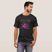 T-shirt Faire de l'escalade comme une fille (Devant entier)