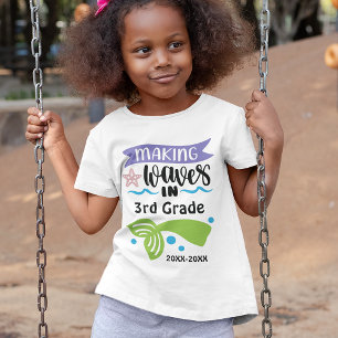 T-Shirt Faire des vagues dans l'école primaire, ajouter l'