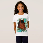 T-Shirt Faire du cheval autour (Devant entier)