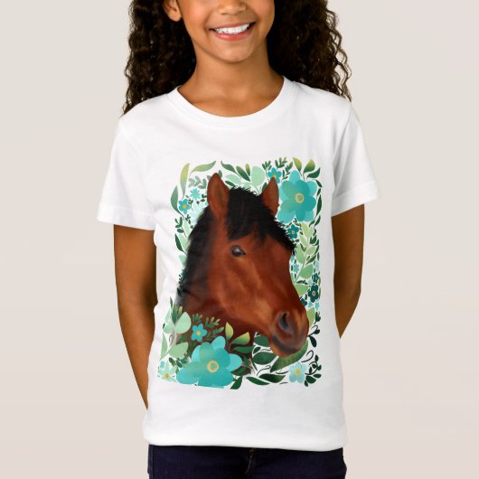 T-Shirt Faire du cheval autour (Devant)