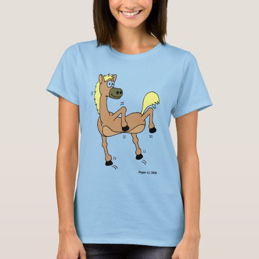 T-shirt Faire du cheval autour (Devant)