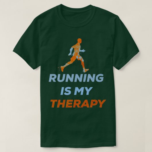T-shirt Faire du jogging slogan sport cadeau exécution 1 (Design devant)