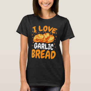 T-shirt Faire du pain Boulanger J'adore le pain à l'ail