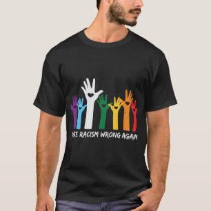 T-shirt Faire du racisme de mauvaises mains cardiaques 