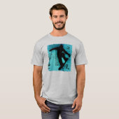 T-shirt Faire du surf des neiges (Devant entier)
