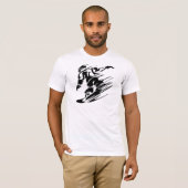 T-SHIRT FAIRE DU SURF DES NEIGES (Devant entier)