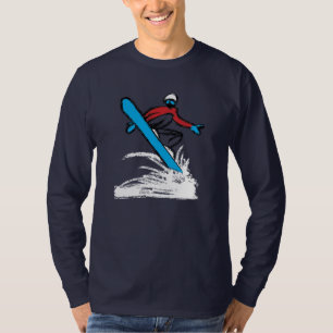 T-shirt Faire du surf des neiges