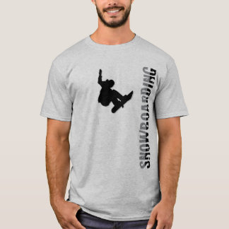 T-shirt Faire du surf des neiges