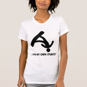 T-shirt Faire du surf des neiges mes propres cascades