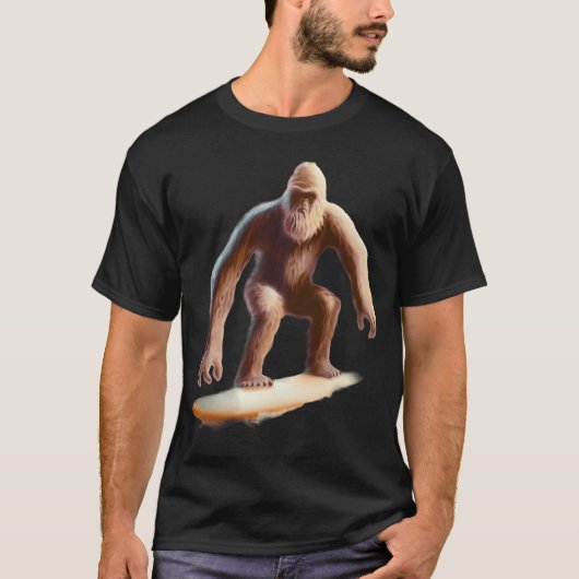 T-shirt faire du surf drôle (Devant)