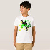 T-shirt Faire du vélo extrême (Devant entier)
