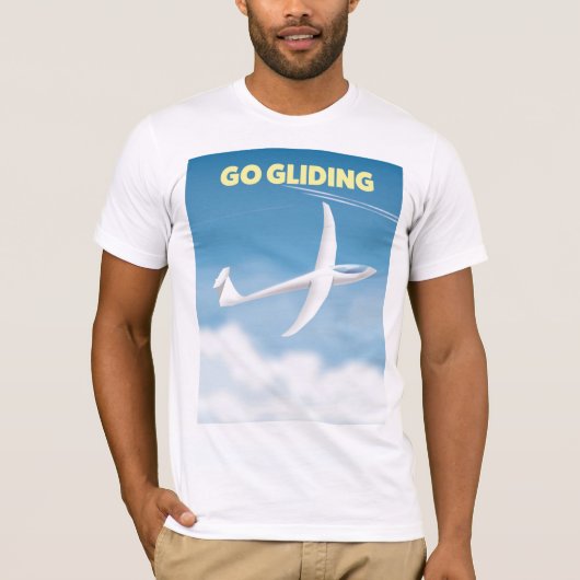 T-shirt Faire du vol à voile (Devant)