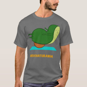 T-shirt Faire du Yoga Pose avec Avocado