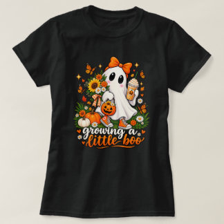 T-shirt Faire grandir un petit fantôme de Halloween mignon