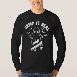 T-shirt Faire Halloween Farce Ou Friandise Gentil Fantôme 