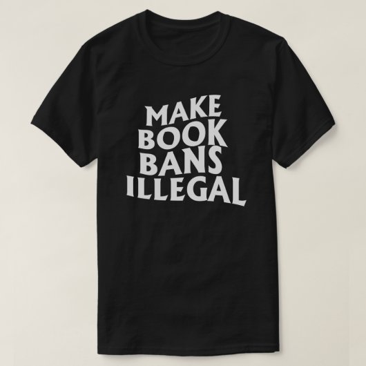 T-shirt Faire interdire les livres (Design devant)