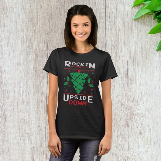 T-shirt Faire la fête autour de l'à l'envers