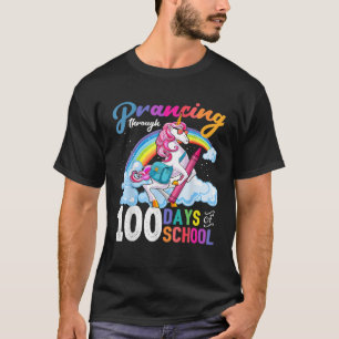 T-shirt Faire La Marche Pendant 100 Jours De L'École Unico