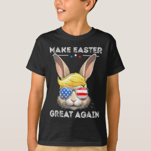 T-shirt Faire Pâques Grande Encore Trump Lapin Drôle Femme