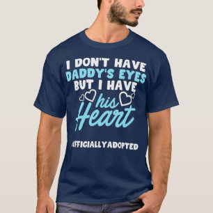 T-shirt Faire-part d'adoption Famille Cadeaux Papa Coeur