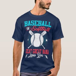 T-shirt Faire-part De Baseball Ou De Softball Sexe Révéler