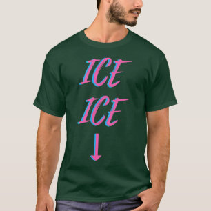T-shirt Faire-part de grossesse de bébé deux fois glaces