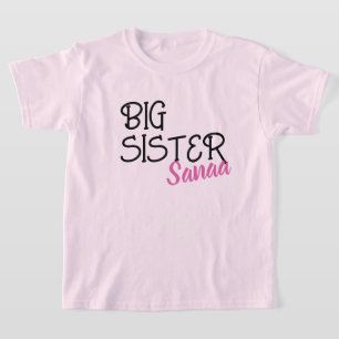 T-shirt Faire-part de grossesse personnalisée chez Big Sis