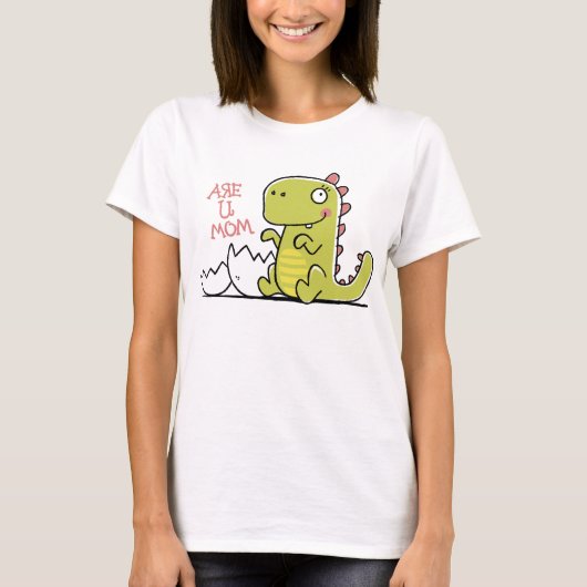 T-shirt Faire-part de grossesse Pregosaurus (Devant)
