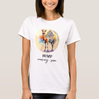 T-shirt *~* Faire-part de grossesse Zen CAMEL SC5