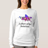 T-shirt Faire partie de la chemise de solution (Devant)