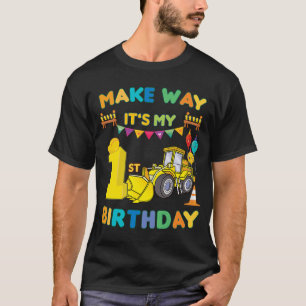 T-shirt faire place c'est ma 1ère fête d'anniversaire cons