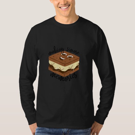 T-shirt Faire plus de souvenirs - S'mores Camping Marshmal (Devant)