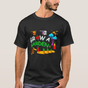 T-shirt Faire Pousser Un Jardin Gamer Animaux Fan Kiwi Abe