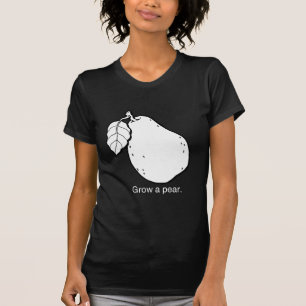 T-shirt FAIRE Pousser UNE POIRE - BLANC -.png