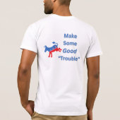T-shirt Faire quelques bons problèmes (Dos)