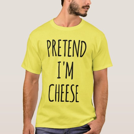T-shirt Faire semblant d'être un fromage - Costume amusant (Devant)
