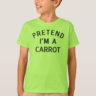 T-shirt Faire semblant d'être une carotte amusante fête Co